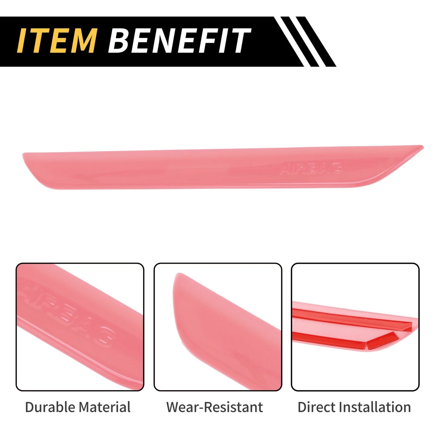 Passenger Side Seat Handle Trim for Jeep Wrangler JL JLU (2018-2024) Pink