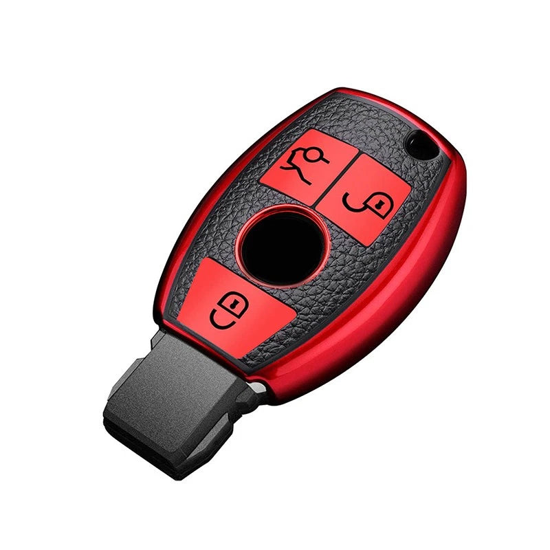 TPU Car Key Cover Case for Mercedes Benz A B C E S R CL GL ML SL (Fits 2023)