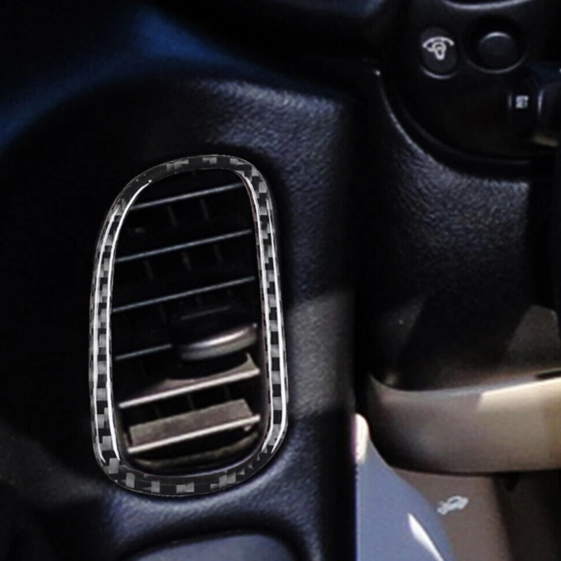 Carbon Fiber Driver Door Air Vent Cover Trim for Chevy Corvette (1998-2004)