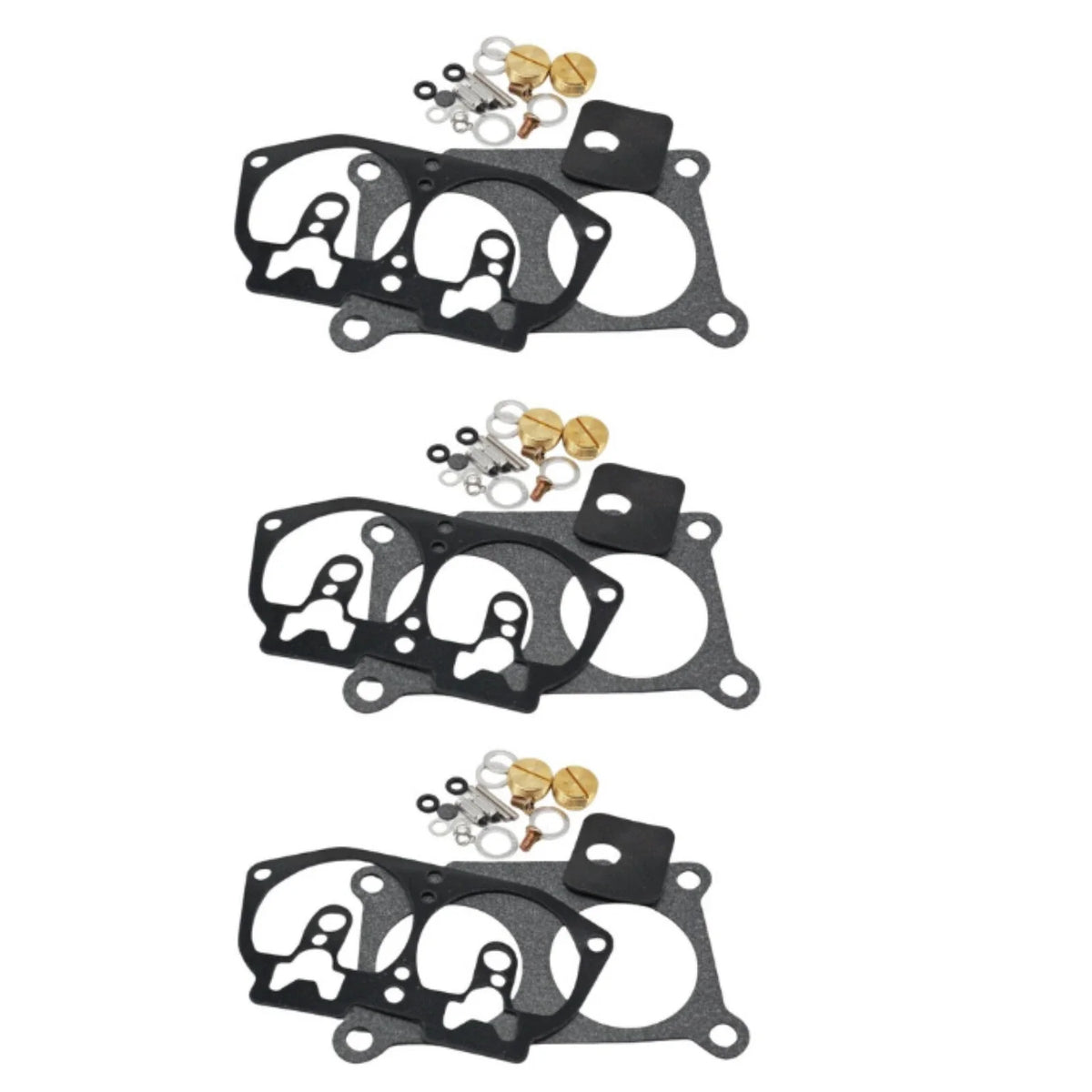 3Pcs Yamaha Outboard Carburetor Kit 115-225 HP for 1986-1995 Models