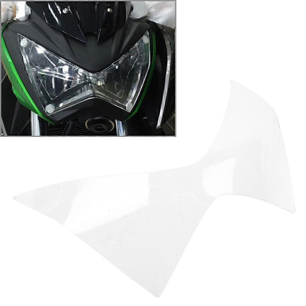 Transparent Headlight Guard Lens Cover for Kawasaki Z250 Z300 Z800 (2013-2018)