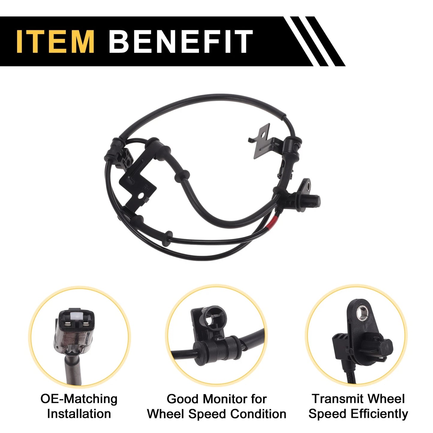 ABS Wheel Speed Sensor for Kia Forte (2009-2015) 1 x Front Right
