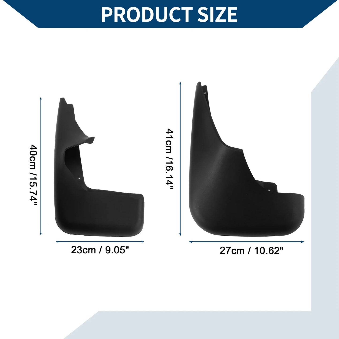 Mud Flaps Splash Guards 1 Set for BMW X5 e53 (2002-2007)