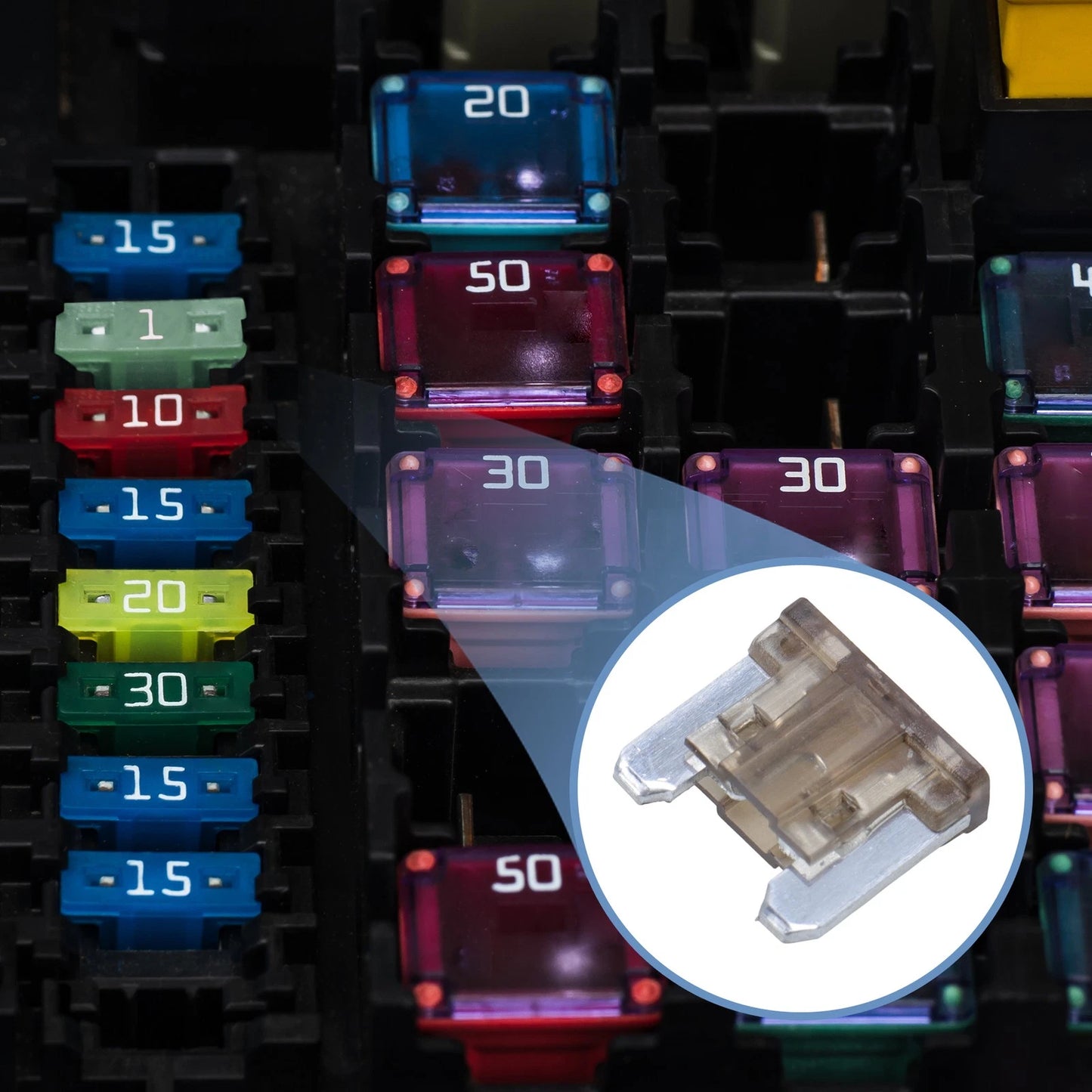 100 Pcs Micro Fuse 7.5A Blade Fuse for Car Boat Truck RV Motorcycle