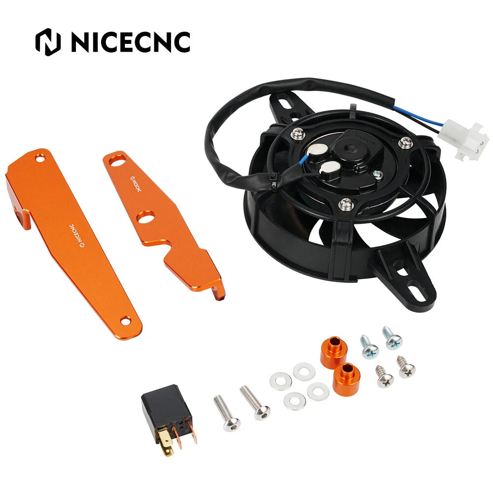 Cooling Fan Kit for KTM 125 150 250 300 350 450 500 XCW EXC (2017-2023)