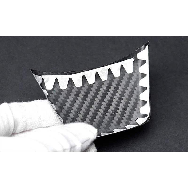 Carbon Fiber Steering Wheel Lower Panel Cover Trim for Subaru Crosstrek 23-24