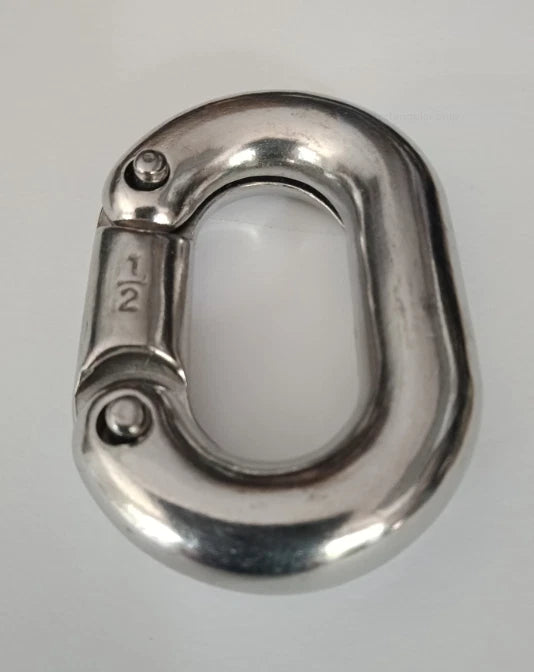 Chain Joining Link for Anchor Chain 316 Stainless Steel 13mm 2 Piece Join