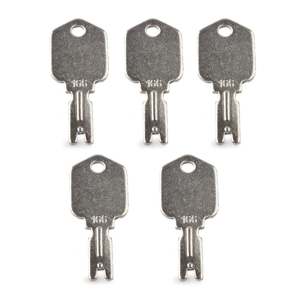5 x Ignition Keys for Hyster 166 186304 51335040 A214062 Forklift