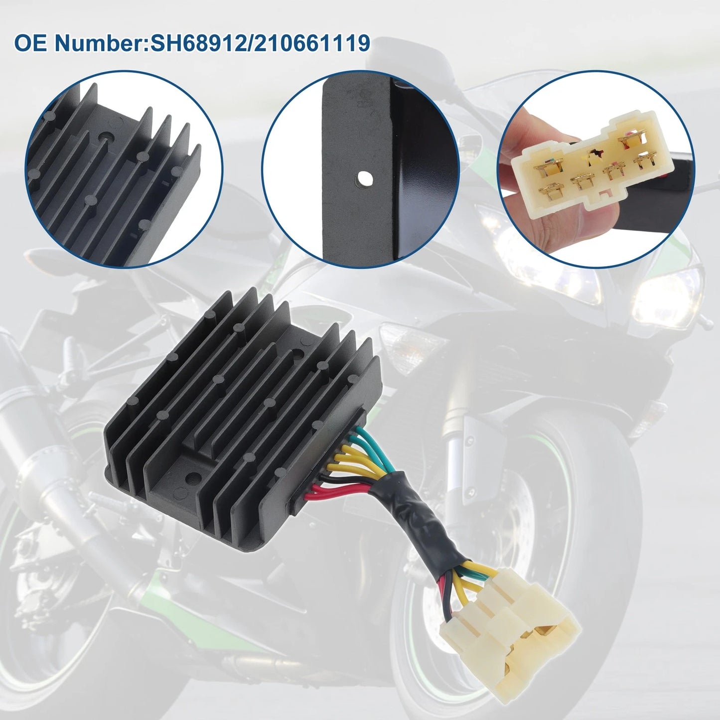 Voltage Regulator Rectifier for Kawasaki Ninja ZX-9R (2000–2004)