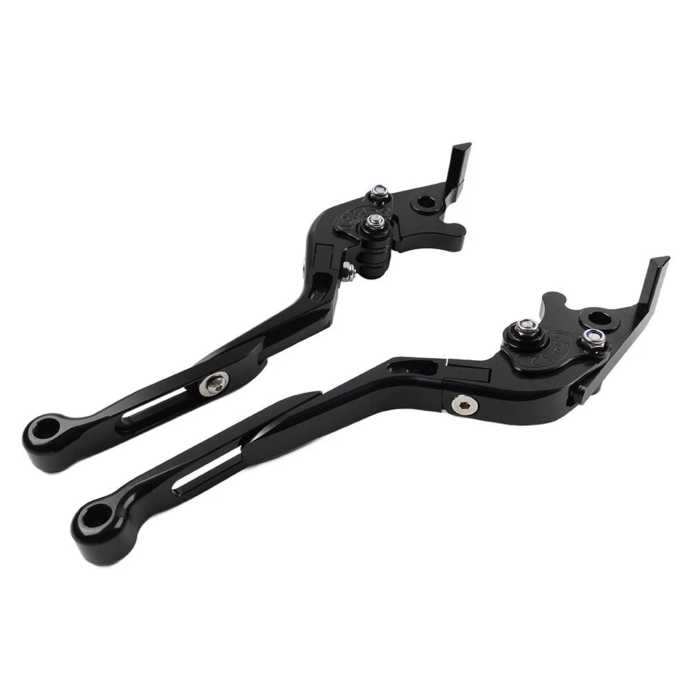 Black Extendable Brake Clutch Levers for Aprilia Tuono V4 1100RR (17-21)