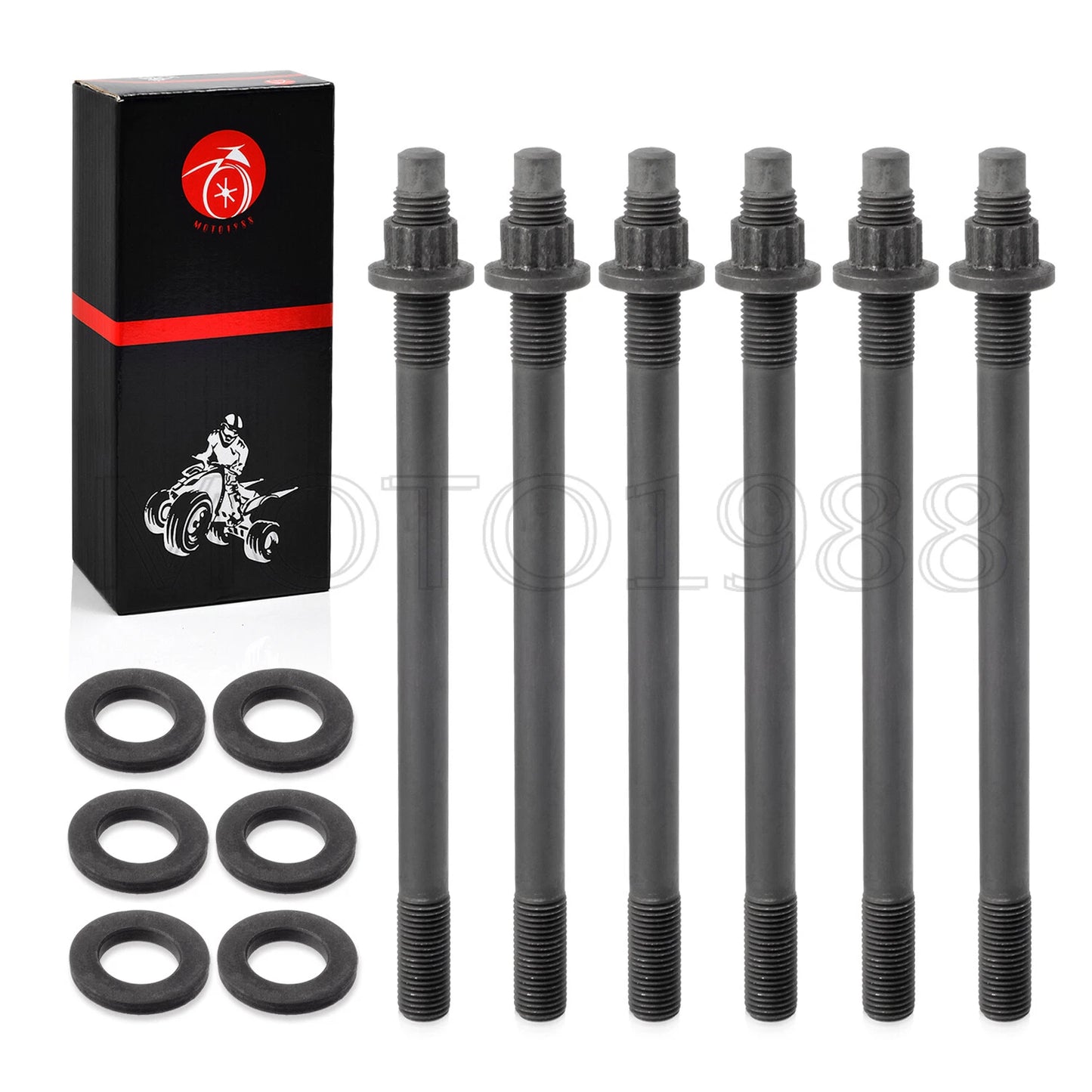 Cylinder Head Studs Bolt Nut for Polaris Ranger RZR Pro 900/1000 Turbo HD
