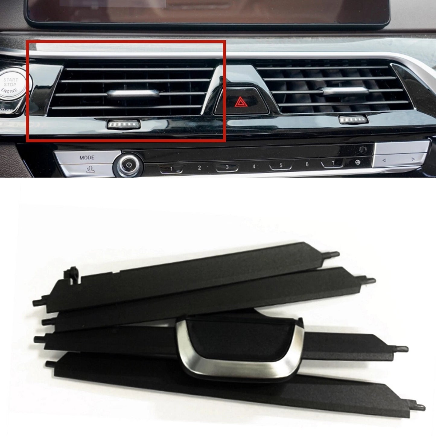 Air Vent Outlet Repair Kit for BMW 5 Series G30 G31 G38 (2017-2023)