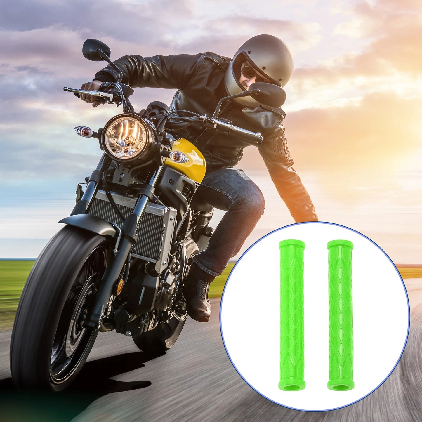 3/8" 10mm Brake Lever Cover for Motorcycle Green