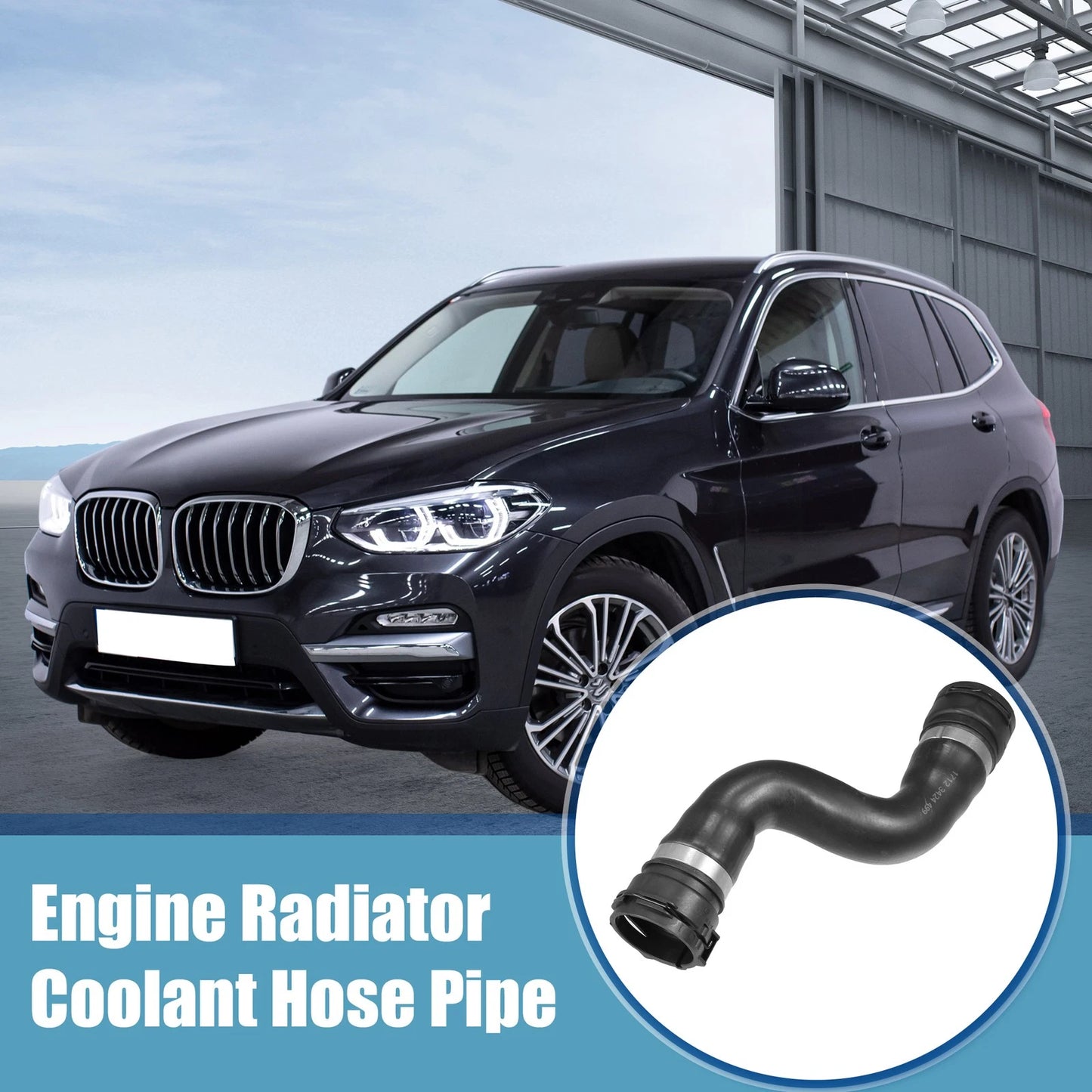 Radiator Coolant Heater Hose for BMW X3 3.0si 3.0L (2004-2010)