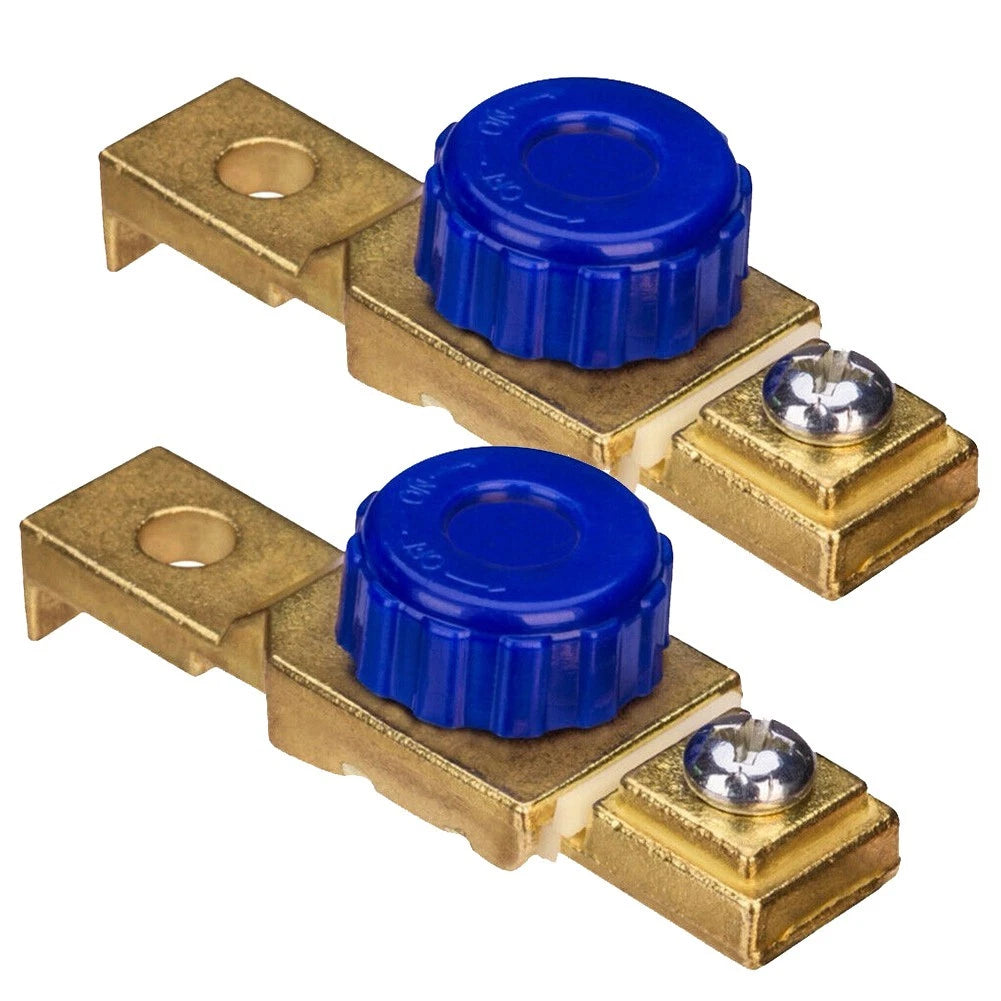 2x 80A Master Disconnect Isolator Terminal Cut Off Switch for Car/Motorcycle
