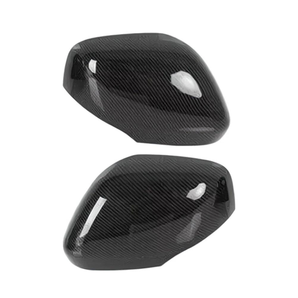ABS Carbon Fiber Rear View Mirror Cover Trim for Nissan Armada (2017-2023)