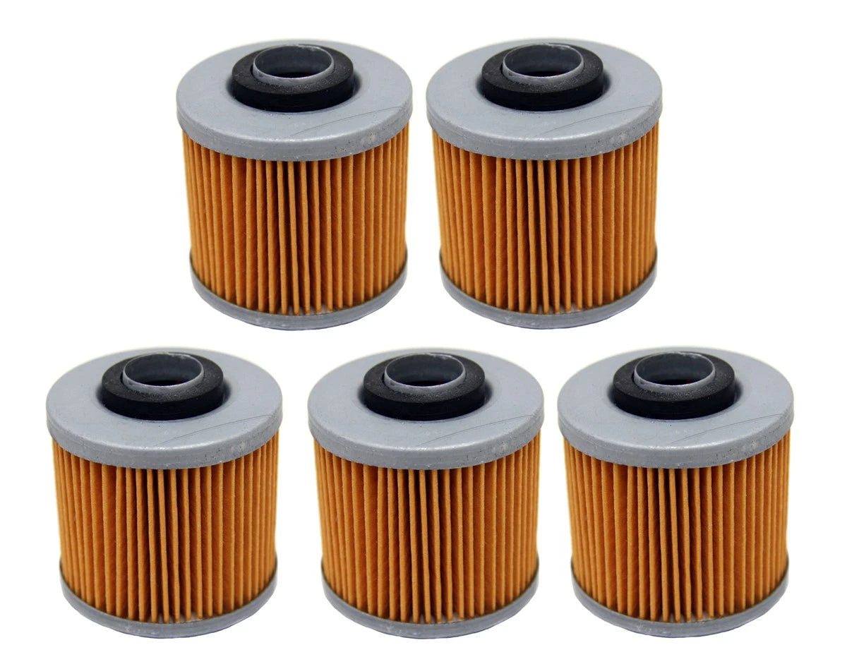 5 x Oil Filters for Yamaha Grizzly 600 4x4 YFM600FW & Raptor 700 YFM700R