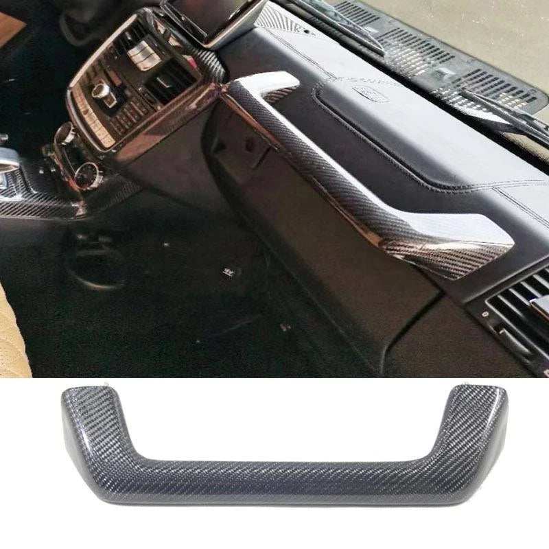 REAL Carbon Fiber Co-pilot Dashboard Armrest Replace for Benz G W463 2005-2018