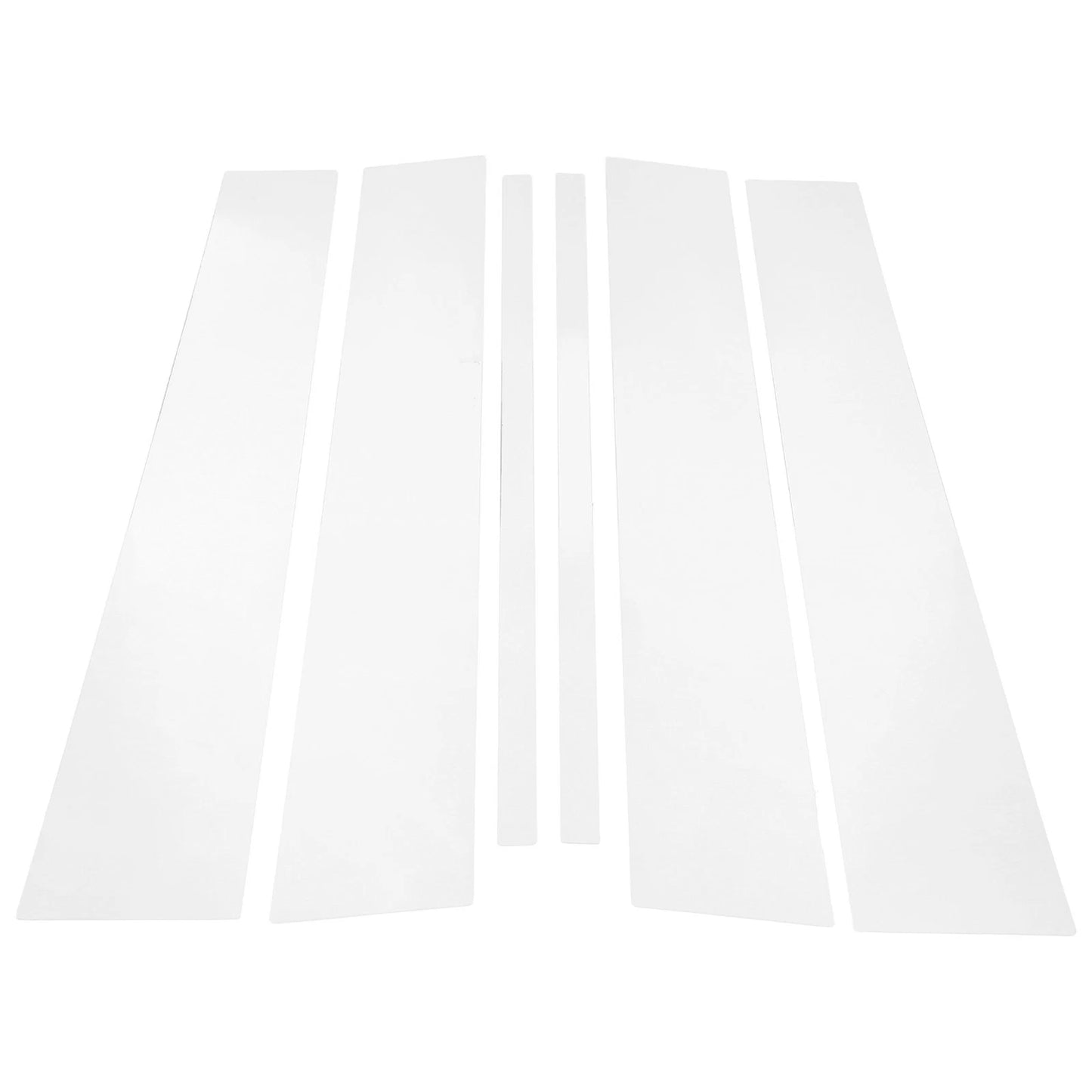 6 Pcs Door Pillar Window Trim for Honda Ridgeline (2009-2015) Chrome Silver