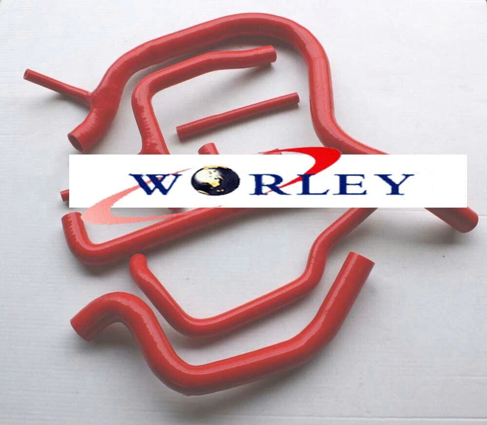 RED Silicone Radiator Heater Hose for SAAB 900 16V (1986-1993)