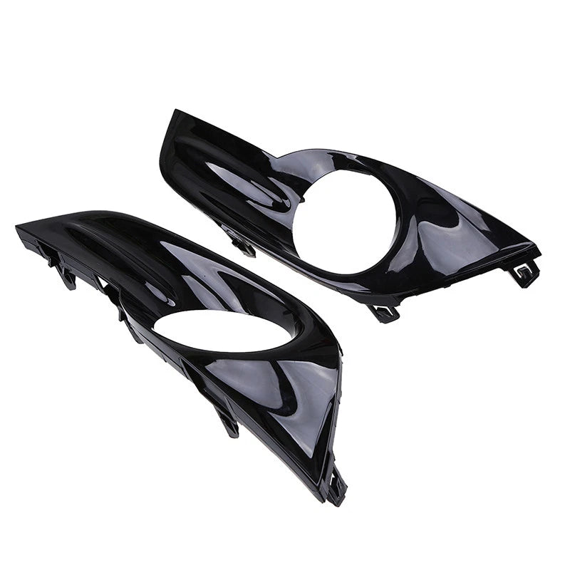 Black Front Bumper Fog Light Bezel Cover for Nissan Altima Sedan (2013-2015)