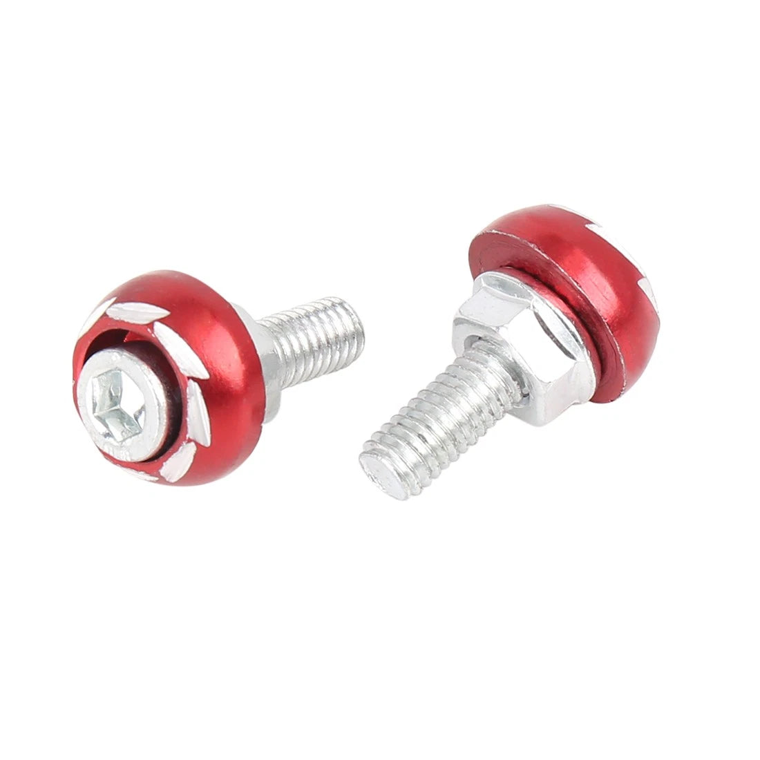 4pcs 6mm Metal Bolt Screw Fastener for Motorcycle License Plate Frame
