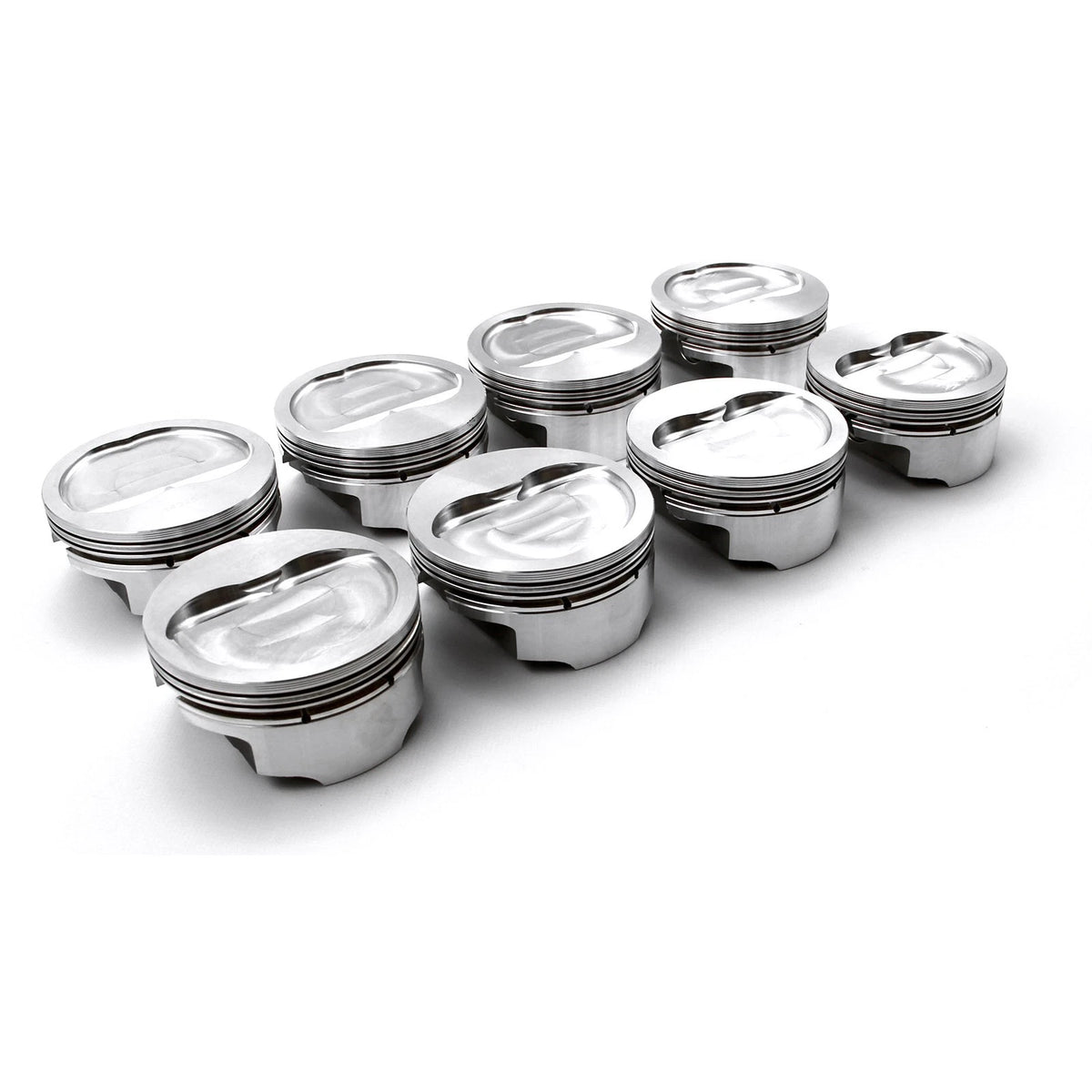 4.155" 1.015" Dished -16cc Forged Pistons for Chevy 400, Ford 351W Windsor