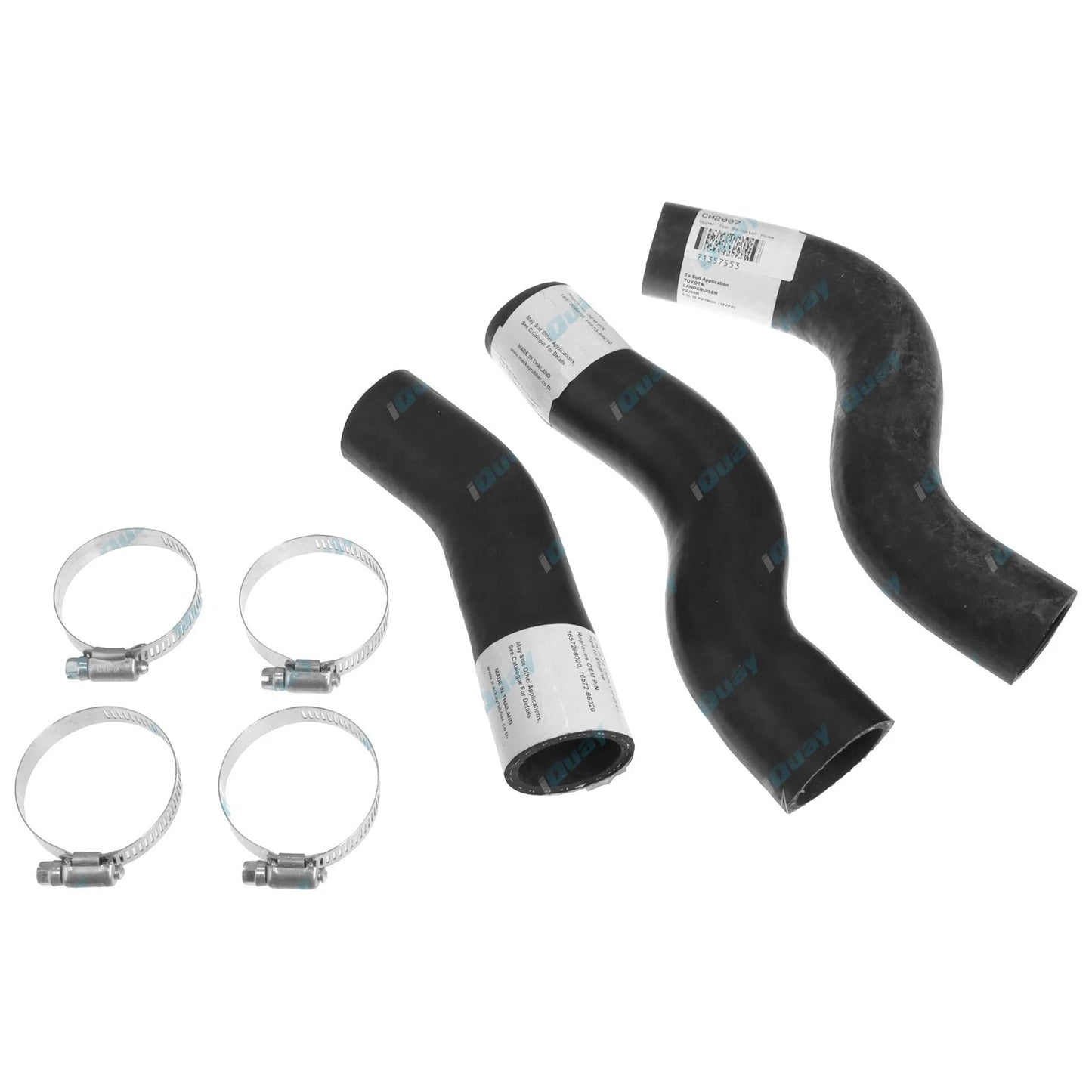 Radiator Cooling Hose Kit for Toyota FZJ80 4.5L 1FZFE Landcruiser (1990-1997)
