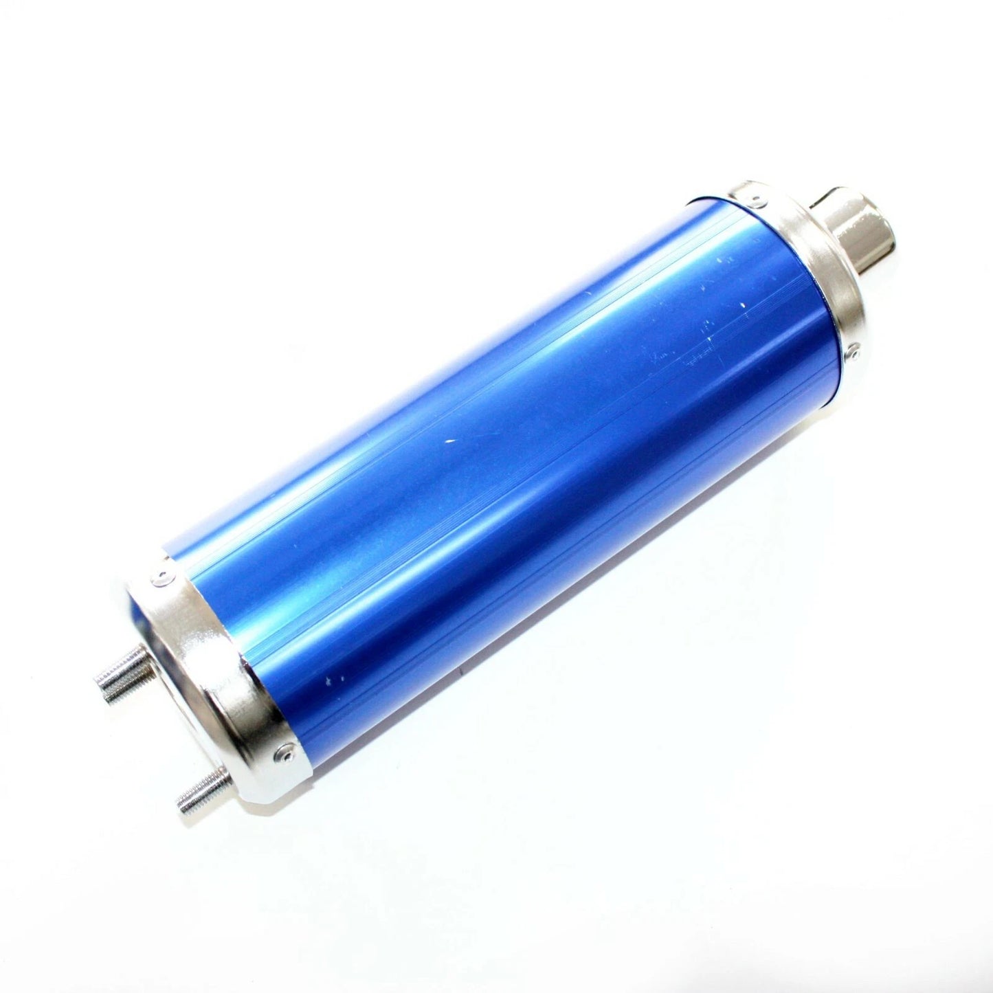 310mm Blue Alloy Exhaust Muffler for 110cc 125cc Quad Dirt Bike ATV