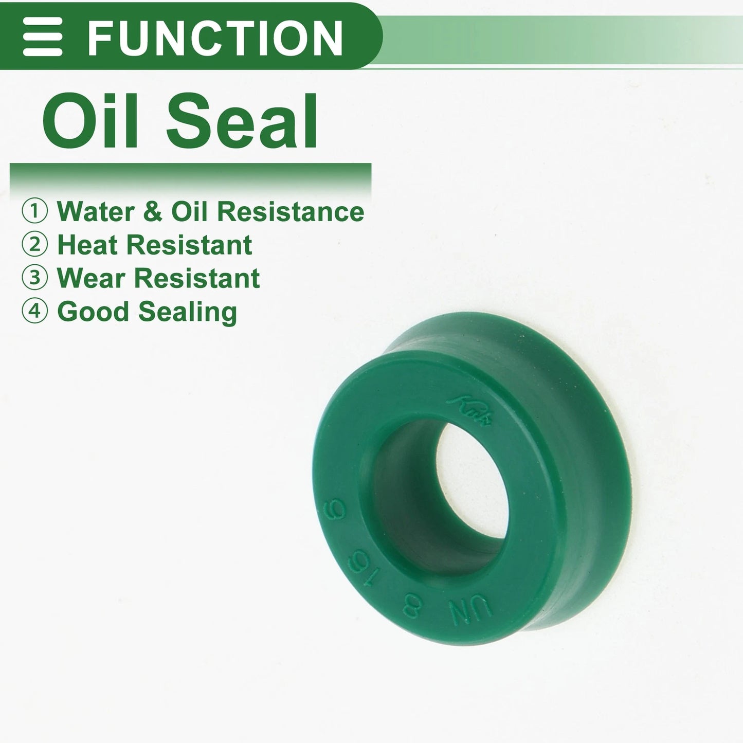 Oil Seal 8x16x6mm TPU Seal Ring Rotary Shaft for Universal 5 Pcs