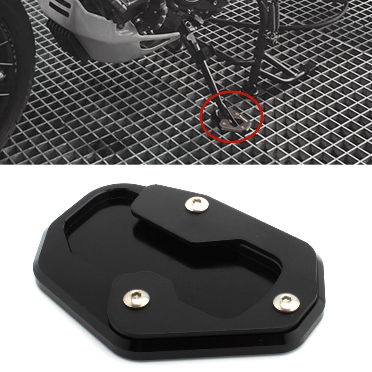 Kickstand Extension Pad for Pan America 1250S (2021-2024)