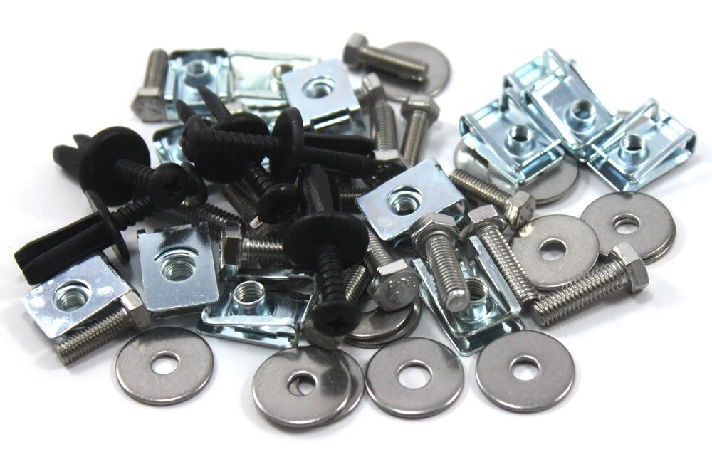 Radiator Contour Stainless Steel Bolts Clips for Opel VX220