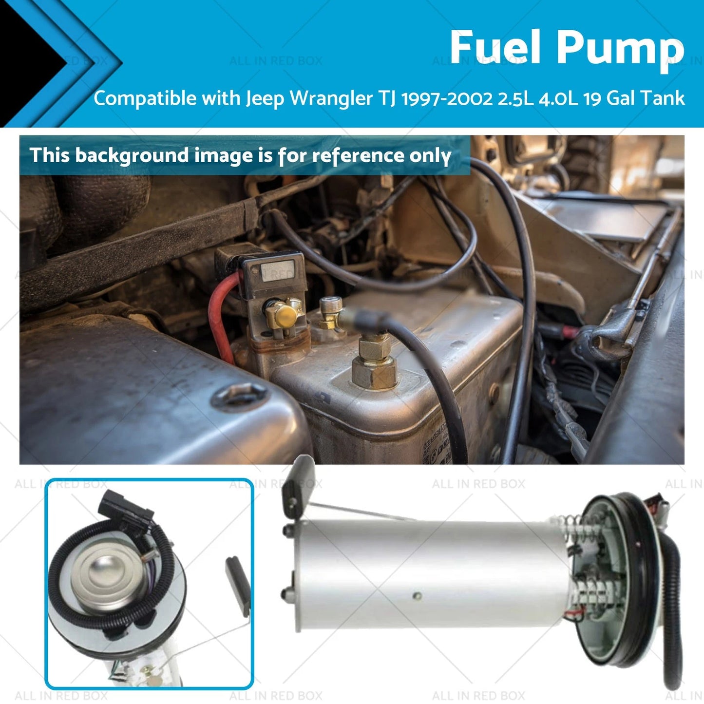 Fuel Pump Assembly for Jeep Wrangler TJ (1997-2002) 2.5L/4.0L