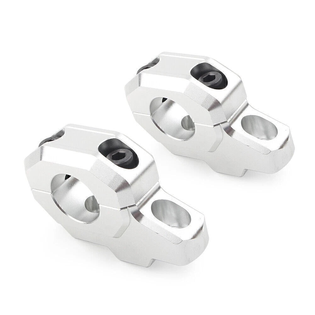 CNC Chrome Handlebar Riser Adapter for Kawasaki Z900RS (2018-2023)