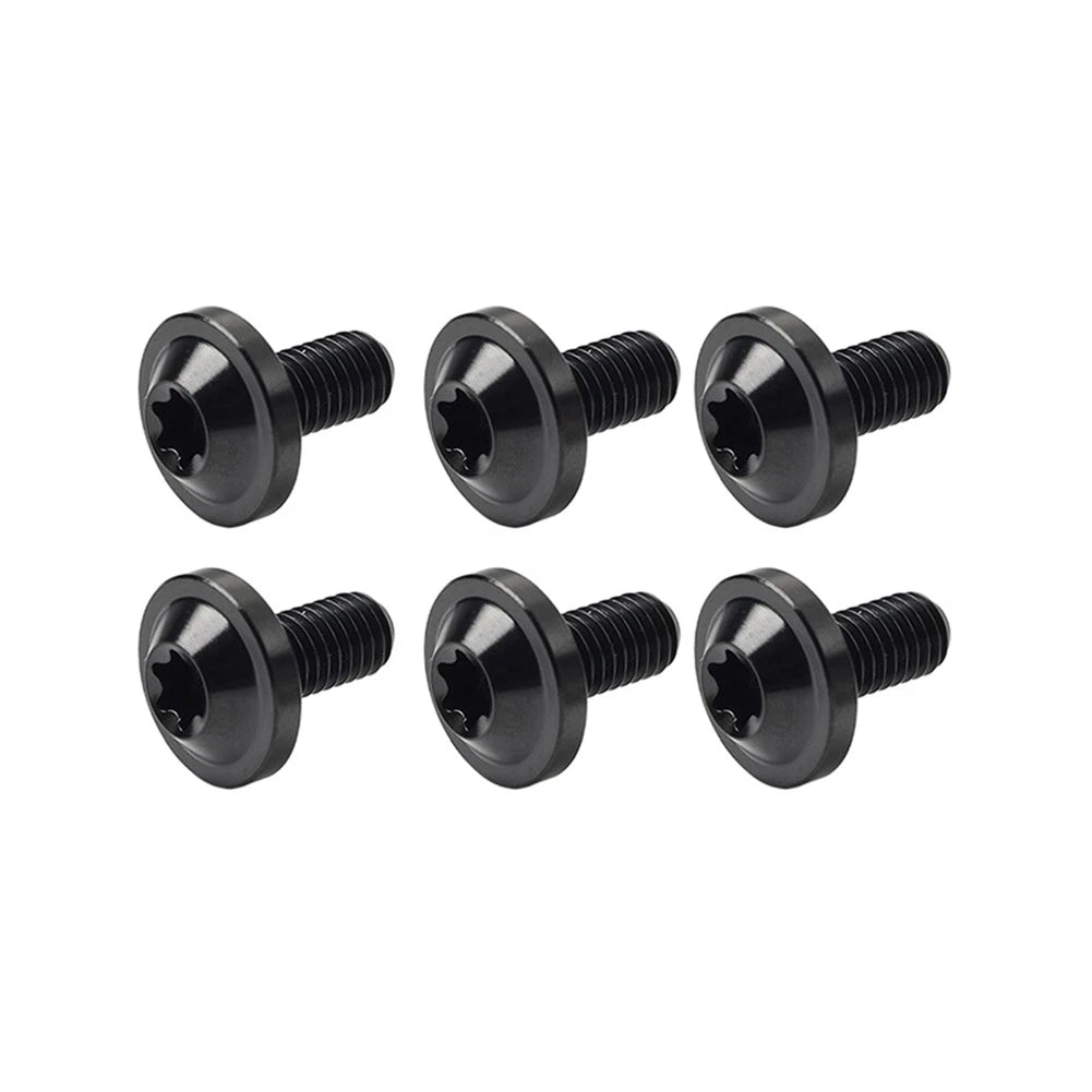 6 x M6x10mm Titanium Alloy Torx Head Bolts for Bike Motorcycle
