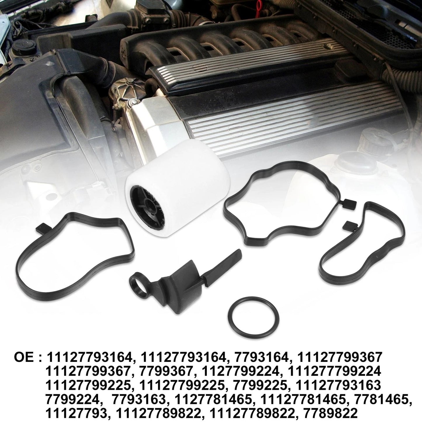 Crankcase Oil Water Separator Kit for BMW E81 E87 E46 E90 (2000-2013)