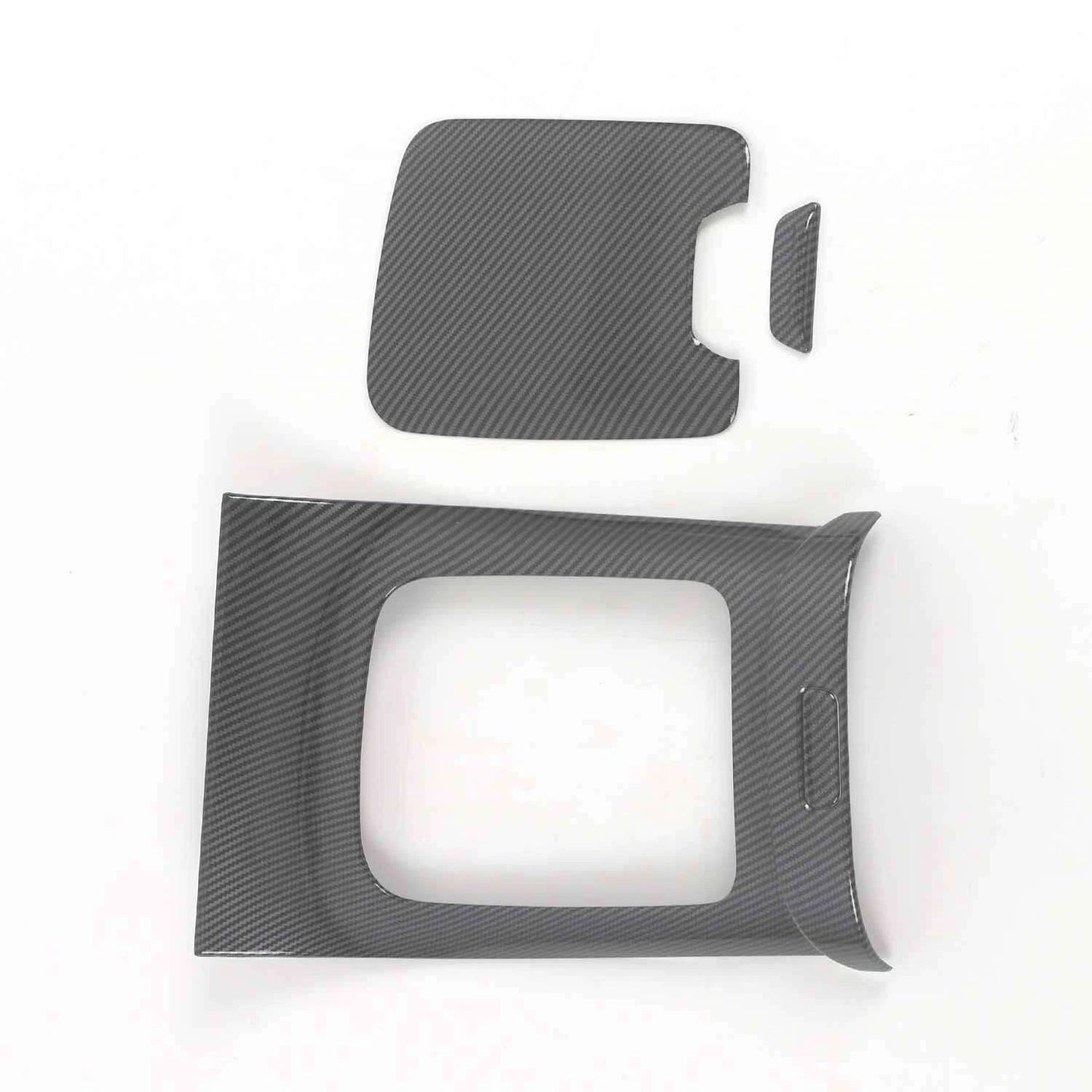 Carbon Fiber Gear Shift Box Panel Cover Trim for 2023 Mercedes-Benz GLC X254