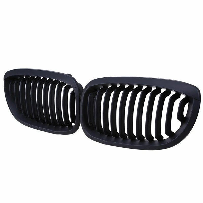 Front Kidney Grill for BMW E46 325Ci 330Ci 2 x DR LCI Matte Black (2003-2006)
