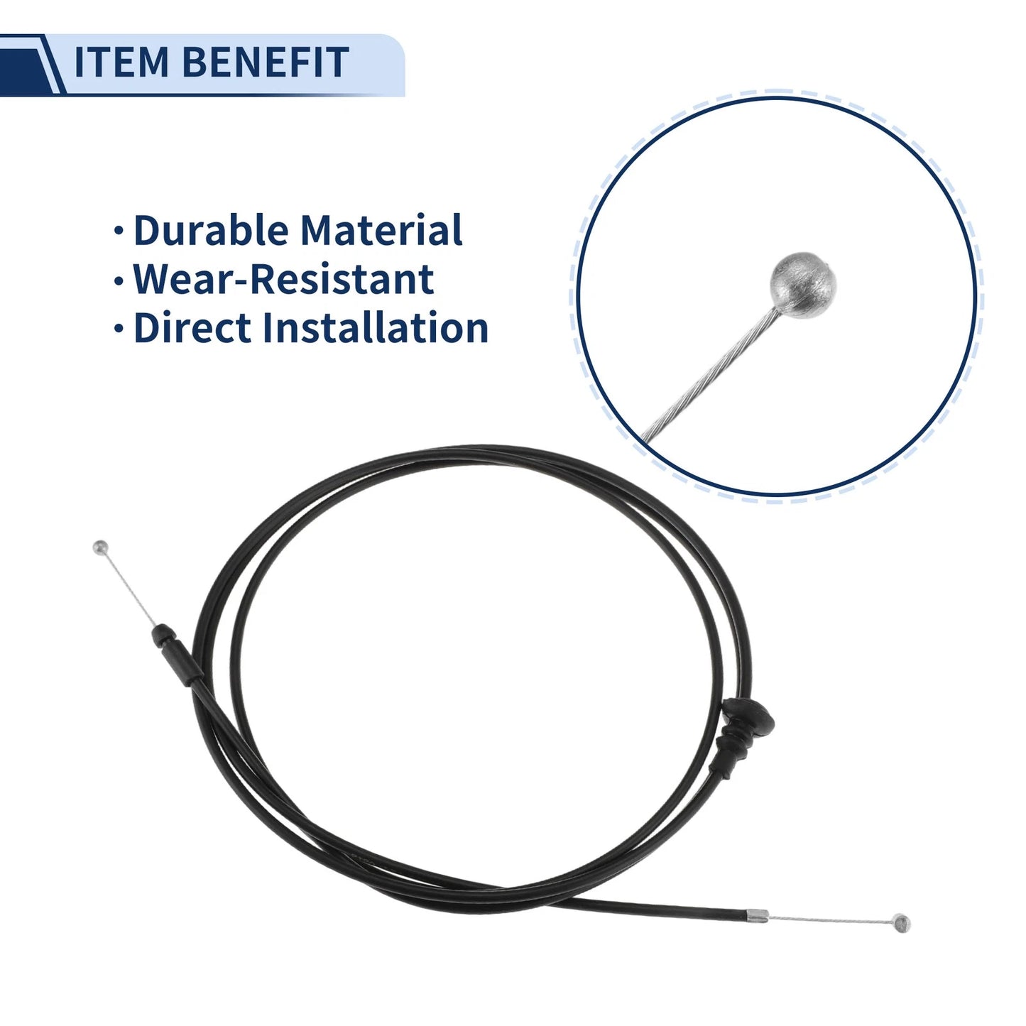 1 pc Hood Latch Release Cable for Toyota Camry (2018-2020)