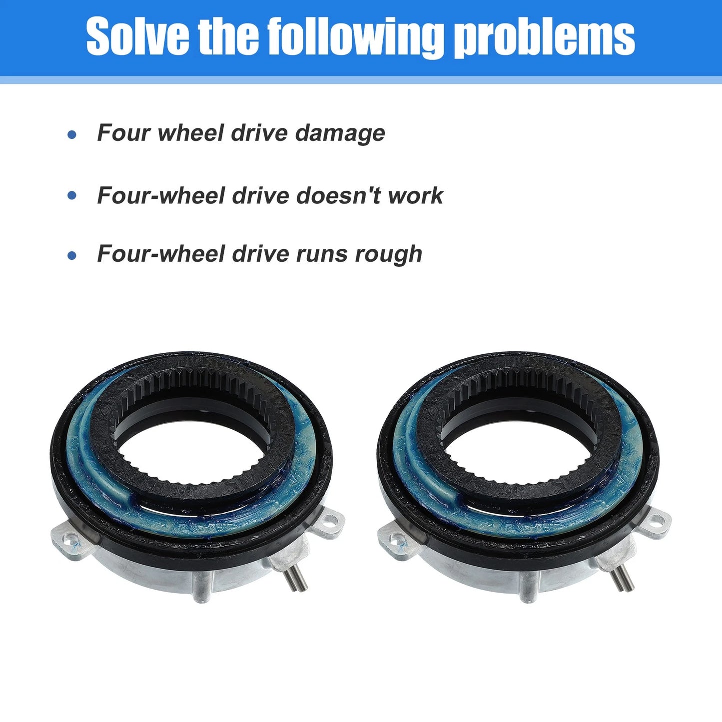 4x4 Locking Hub Actuator Set for Ford F150, Lincoln (2004-2016)