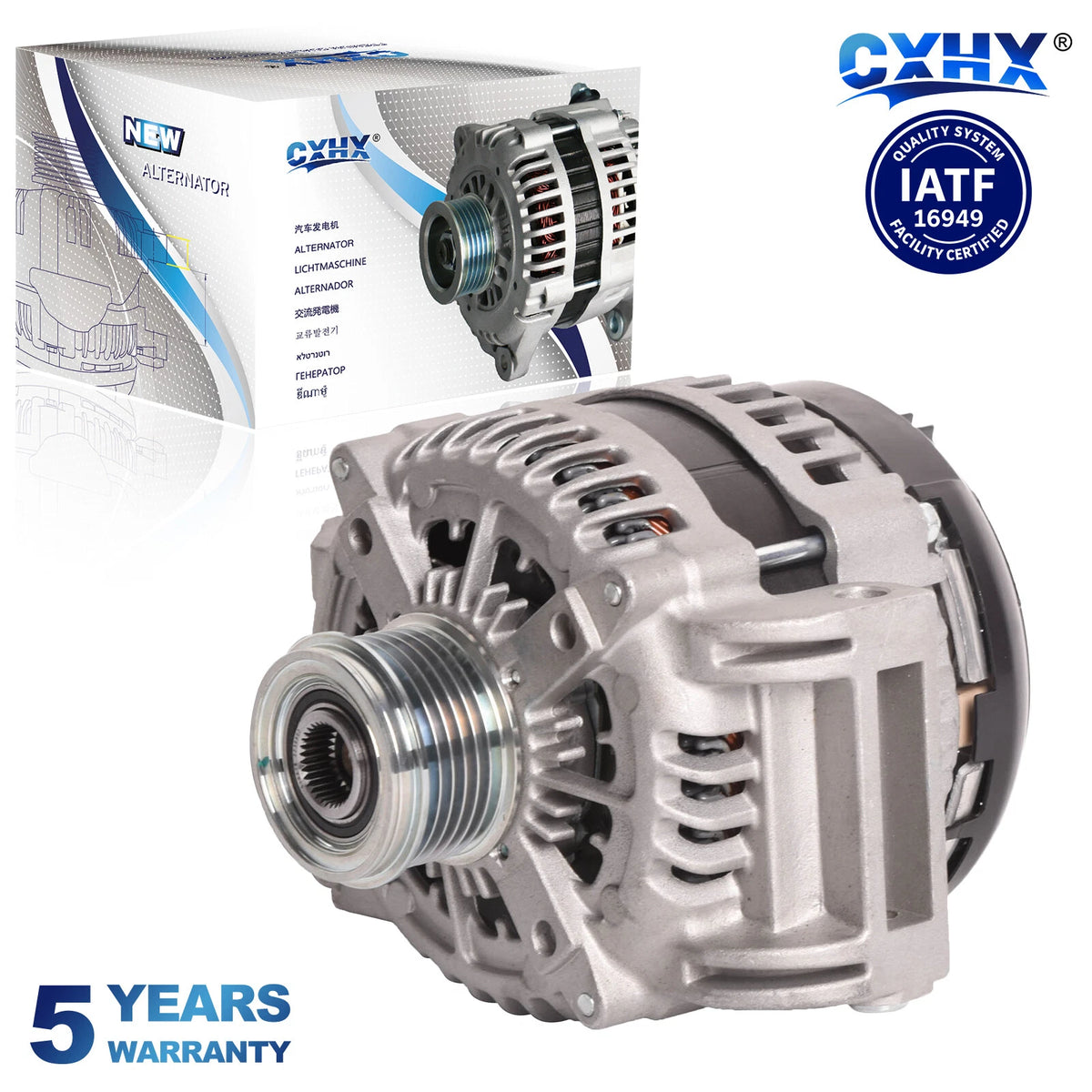 Alternator for Chrysler 300 SRT-8 6.4L V8 Petrol 2015-2020 12V 220A