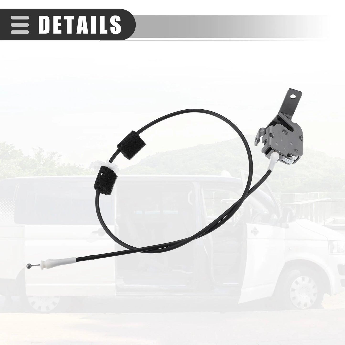 Rear Door Upper Latch Cable Assembly for Ford E250 E350 E450 (2008-2014)