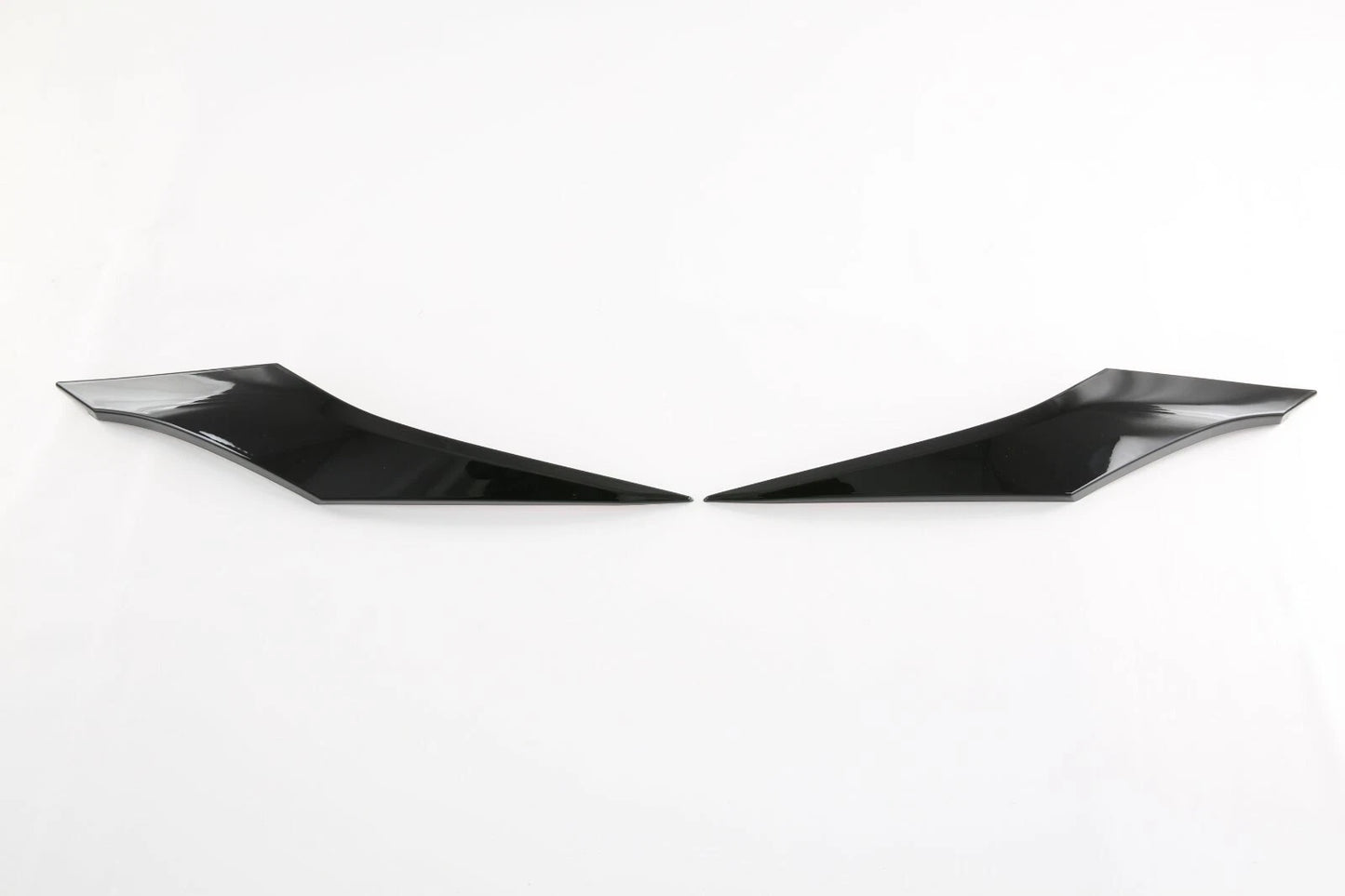 Grilles Logo Cover Trim for 2021-2023 Toyota Sienna ABS Black 2 x Pieces