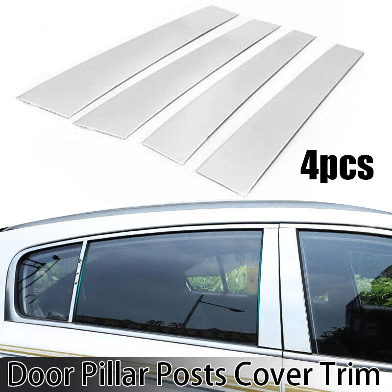 Chrome Window Cover Trim for Ford F150 2004-2014 (2 x Door Post Pillars)