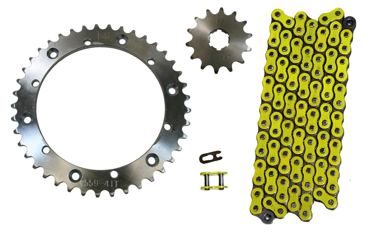 520x104 Drive Chain & 14/41 Sprockets for Yamaha Banshee 350 (1989–2006)
