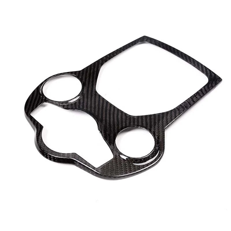 Real Carbon Fiber Center Gear Shift Cover Trim For Alfa Romeo Giulia 2017-2018
