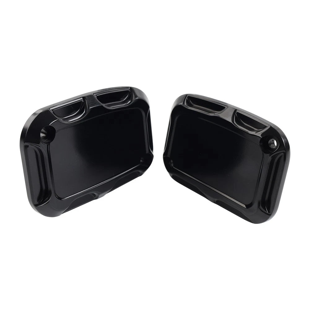 2 x Front Brake Master Cylinder Covers for Harley Street Glide, Road King, V-Rod