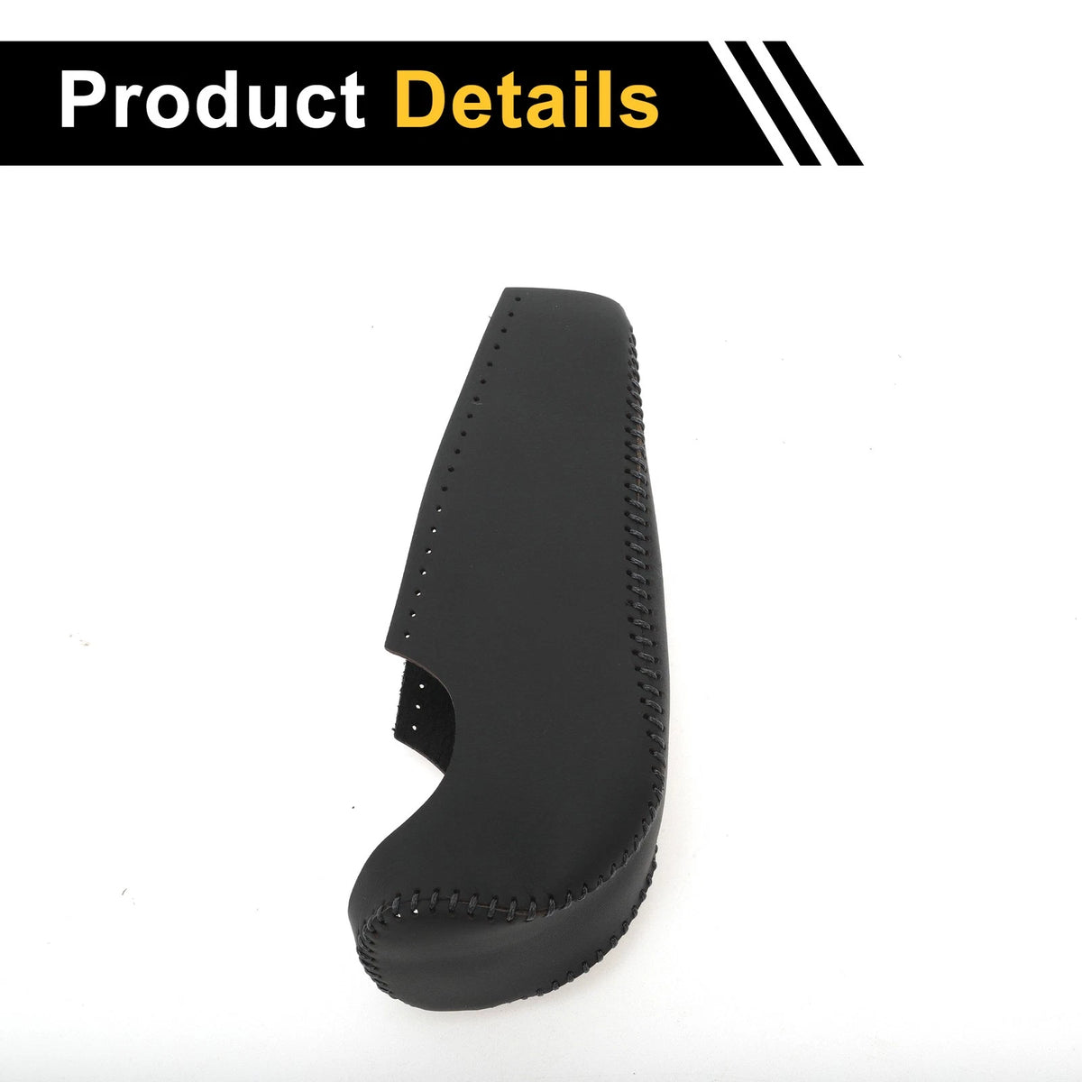Car Gear Shift Knob Cover for Honda Civic (2006-2011) Black Faux Leather