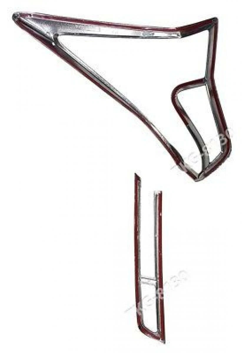 Chrome Tail Light Covers for Mitsubishi Pajero Sport (2015-2017)