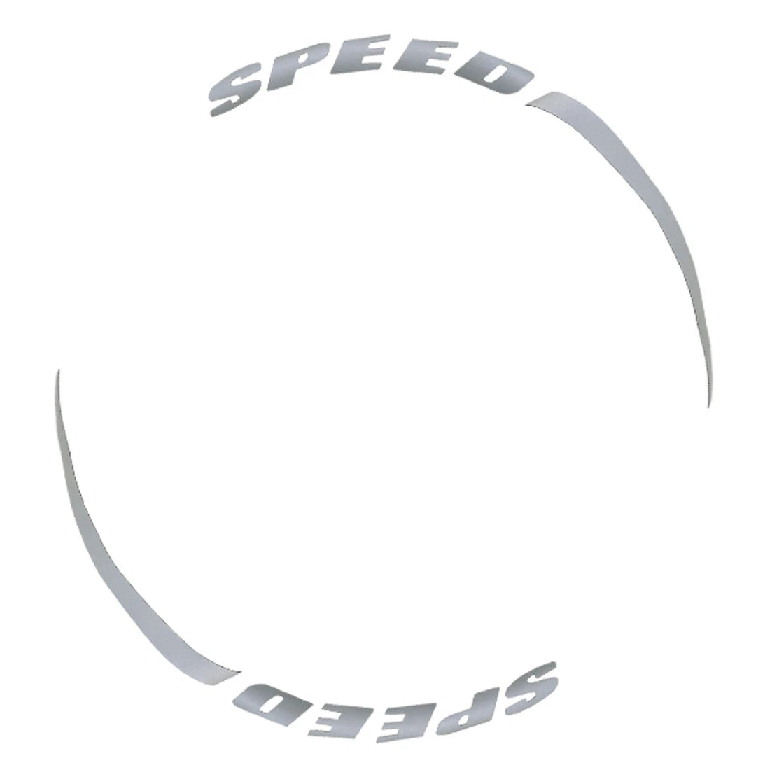 8 x Speed+Blade Reflective Letter Decals for 15"-22" Tires
